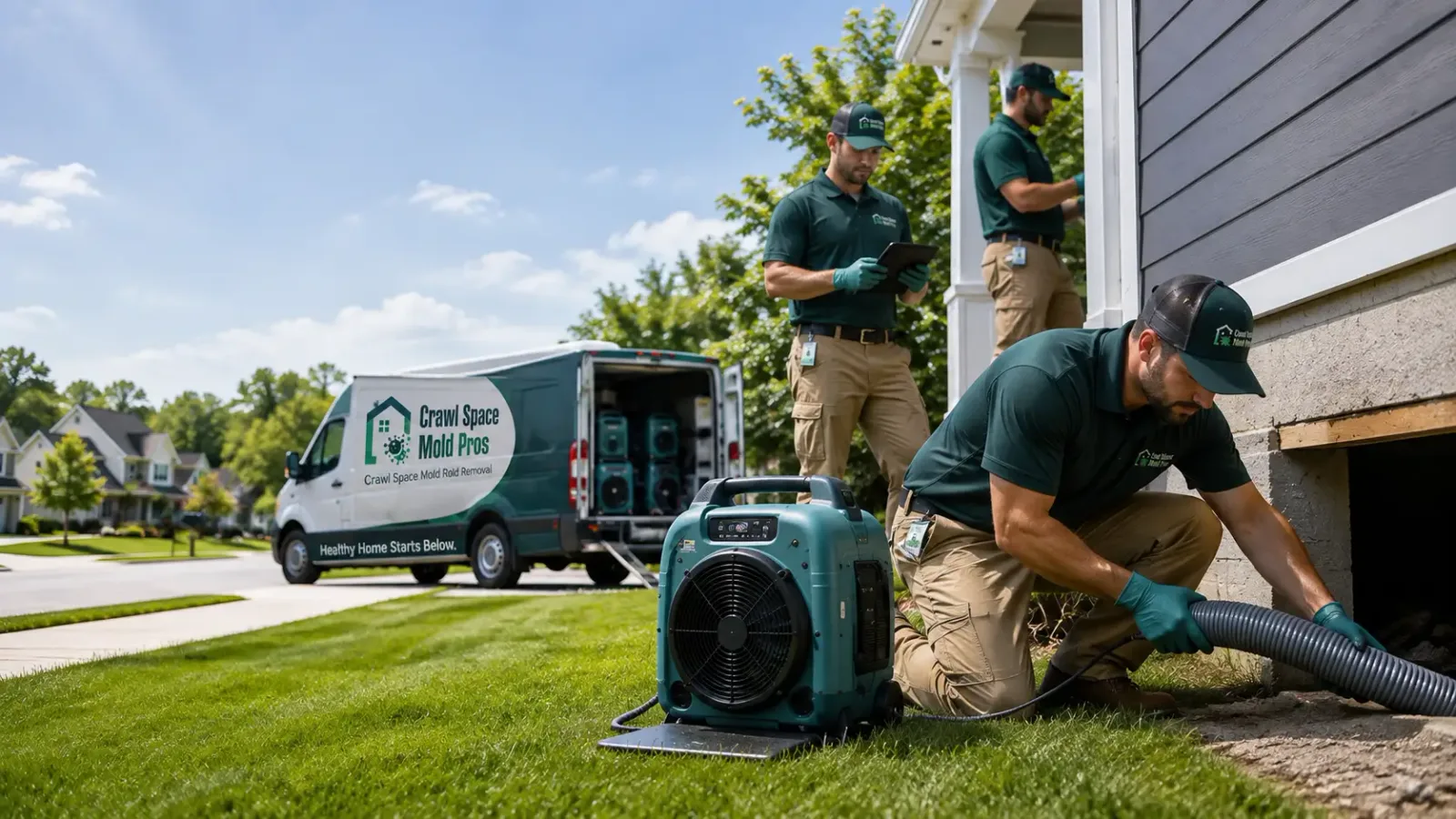 Crawl Space Mold Removal in Valencia, PA